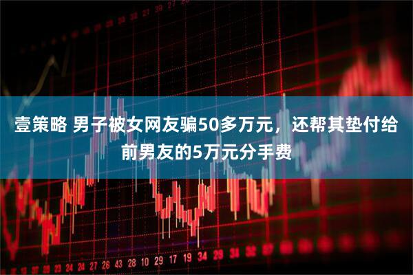 壹策略 男子被女网友骗50多万元，还帮其垫付给前男友的5万元分手费